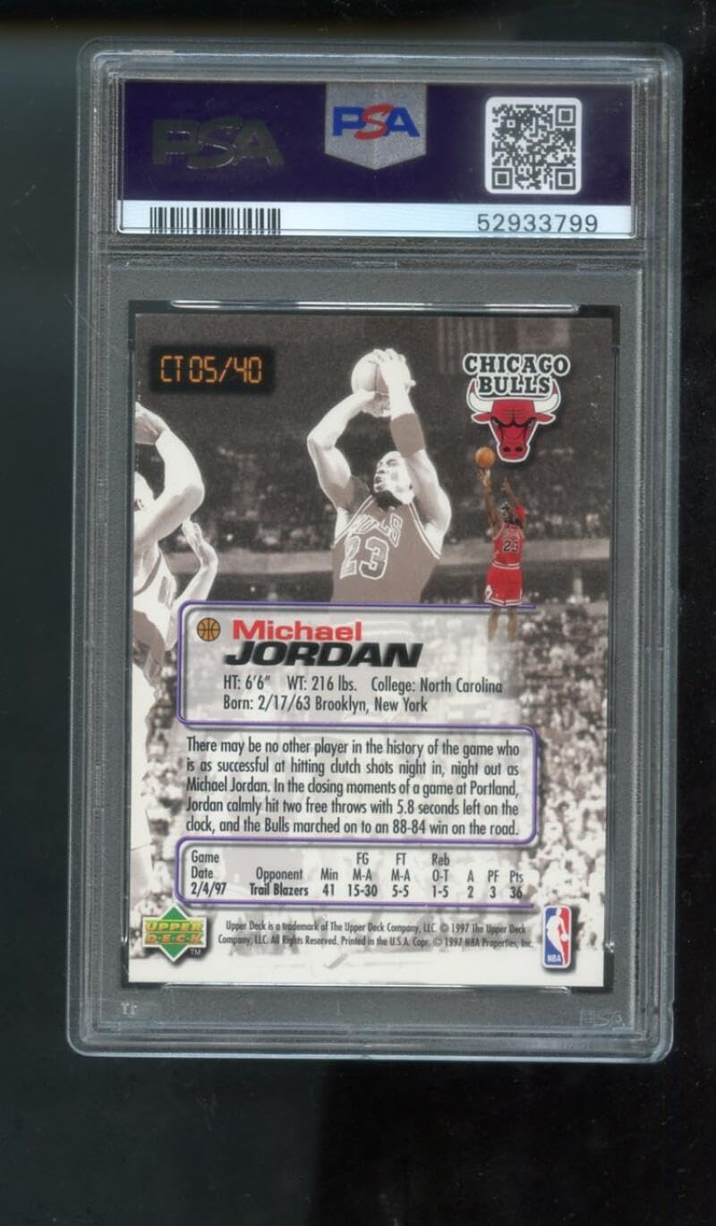 Amazon.com: 1997-98 Upper Deck Nestle Crunch Time #CT05 Michael